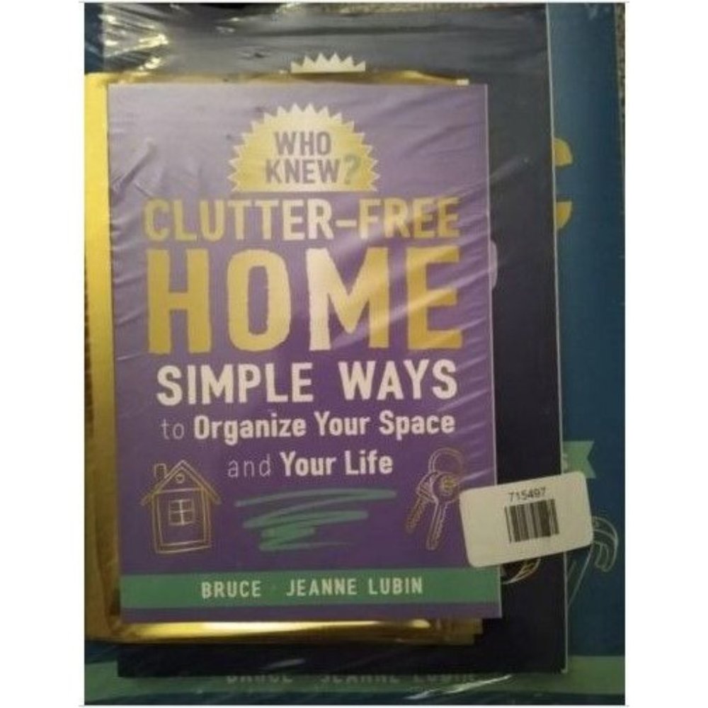 Who Knew? Almanac Clutter Free Home Guides 4 Piece Set New Sealed